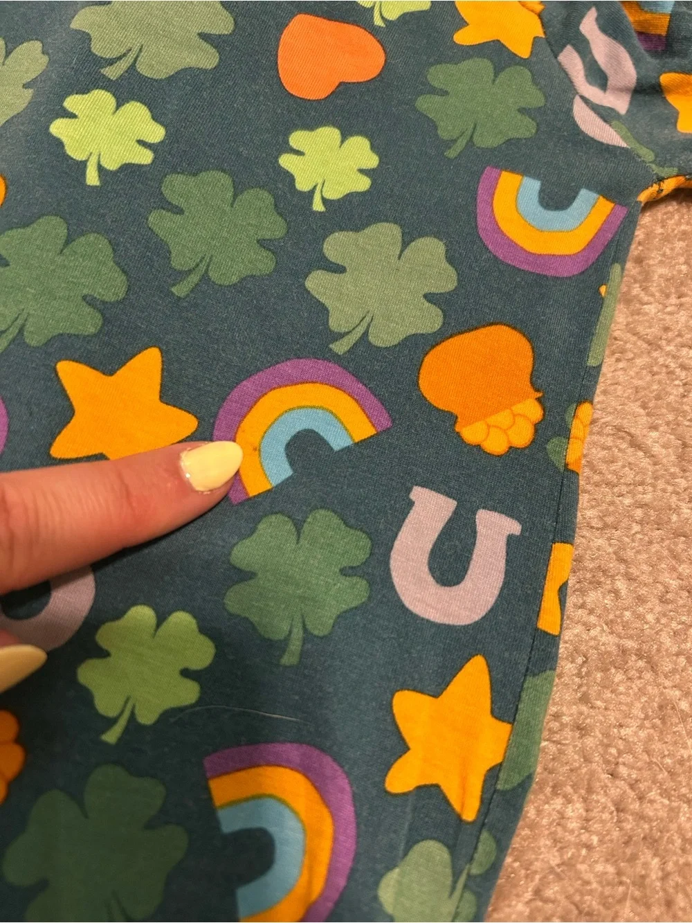 Little Sleepies Lucky (St Patrick’s) 3-6mo